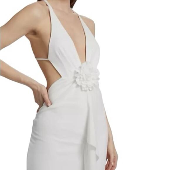 Ronny Kobo X Free People White Backless Gown Small - Picture 4 of 14